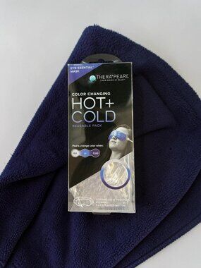 TheraPearl Eye-ssential Hot & Cold Therapy Eye Mask Color Changing Reusable Pack